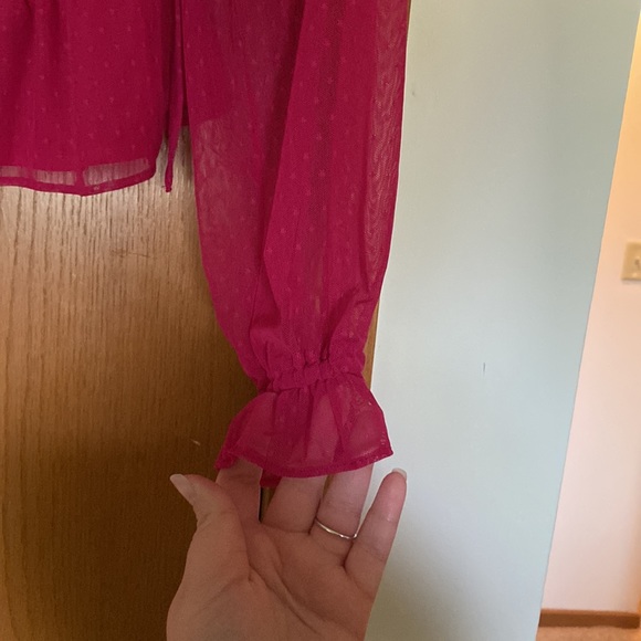 Hot pink blouse - Picture 3 of 3